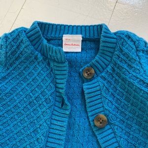 Blue Hannah Anderson baby knit sweater